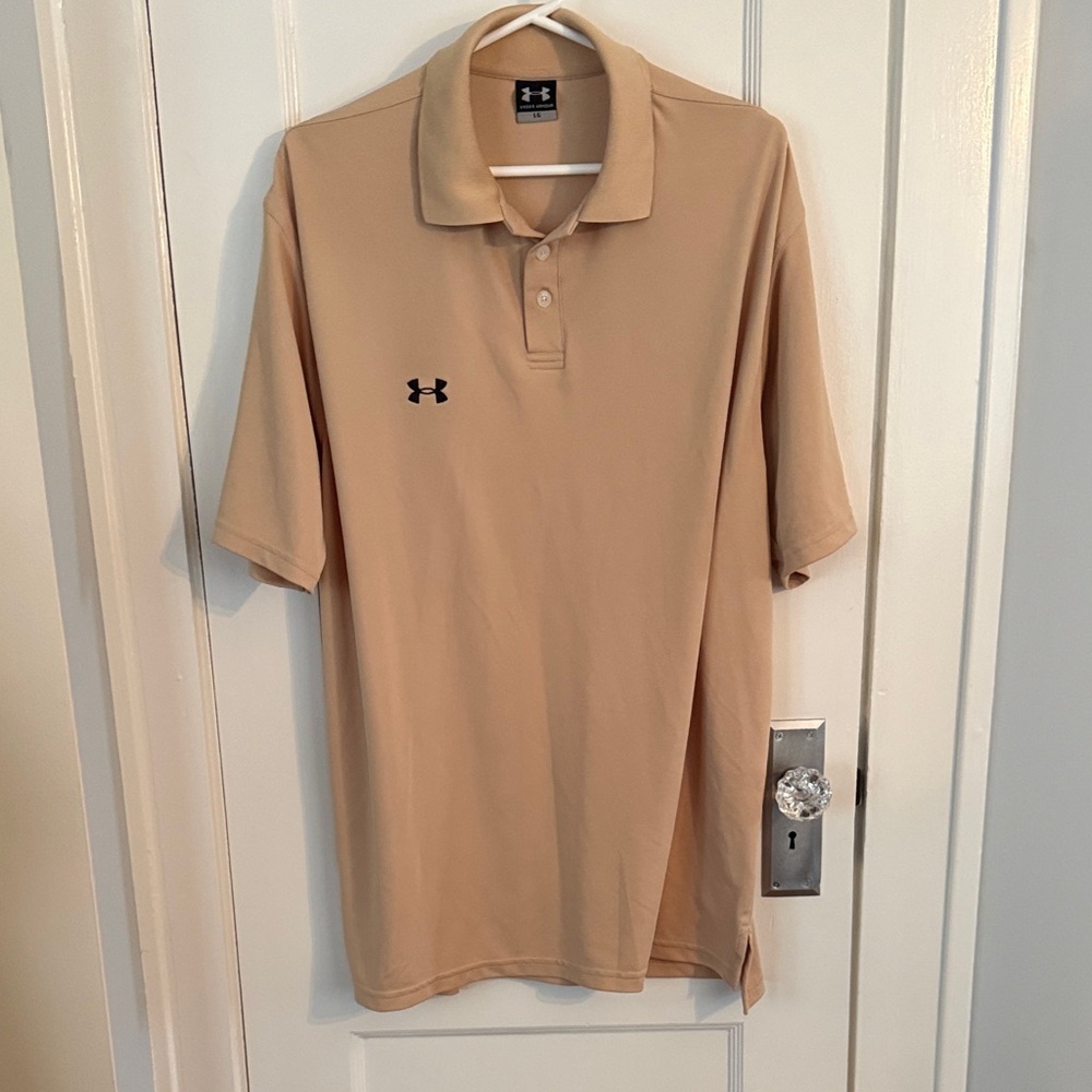 Under Armour Men's Beige Polo Shirt